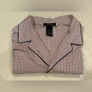 Polo by Ralph Lauren Red and Blue Check Button-Up Shirt